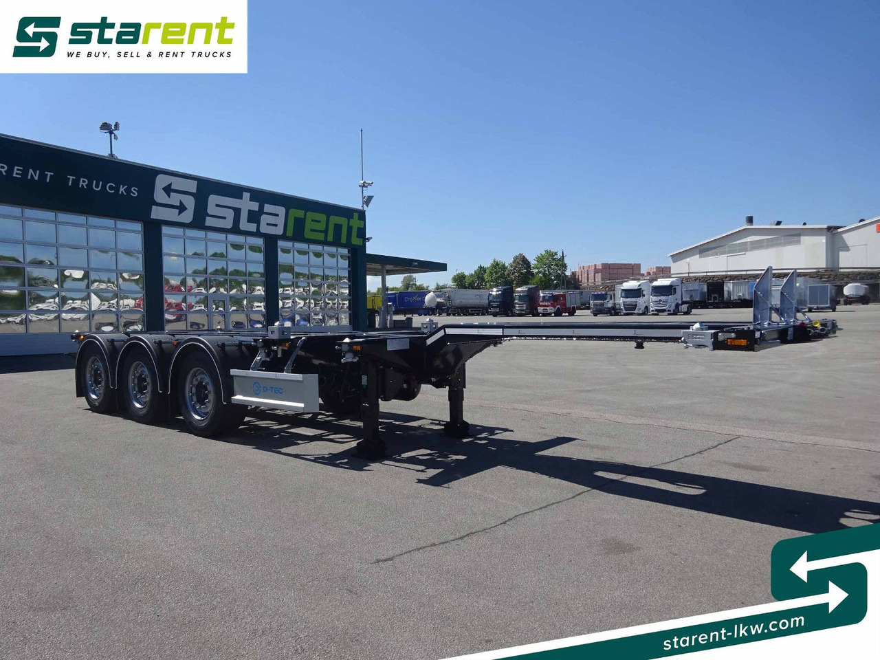 D-TEC Flexitrailer LS Containerchassis ADR, Liftachse - Containertransporter/ Wissellaadbak oplegger: afbeelding 3 D-TEC Flexitrailer LS Containerchassis ADR, Liftachse - Containertransporter/ Wissellaadbak oplegger: afbeelding 3