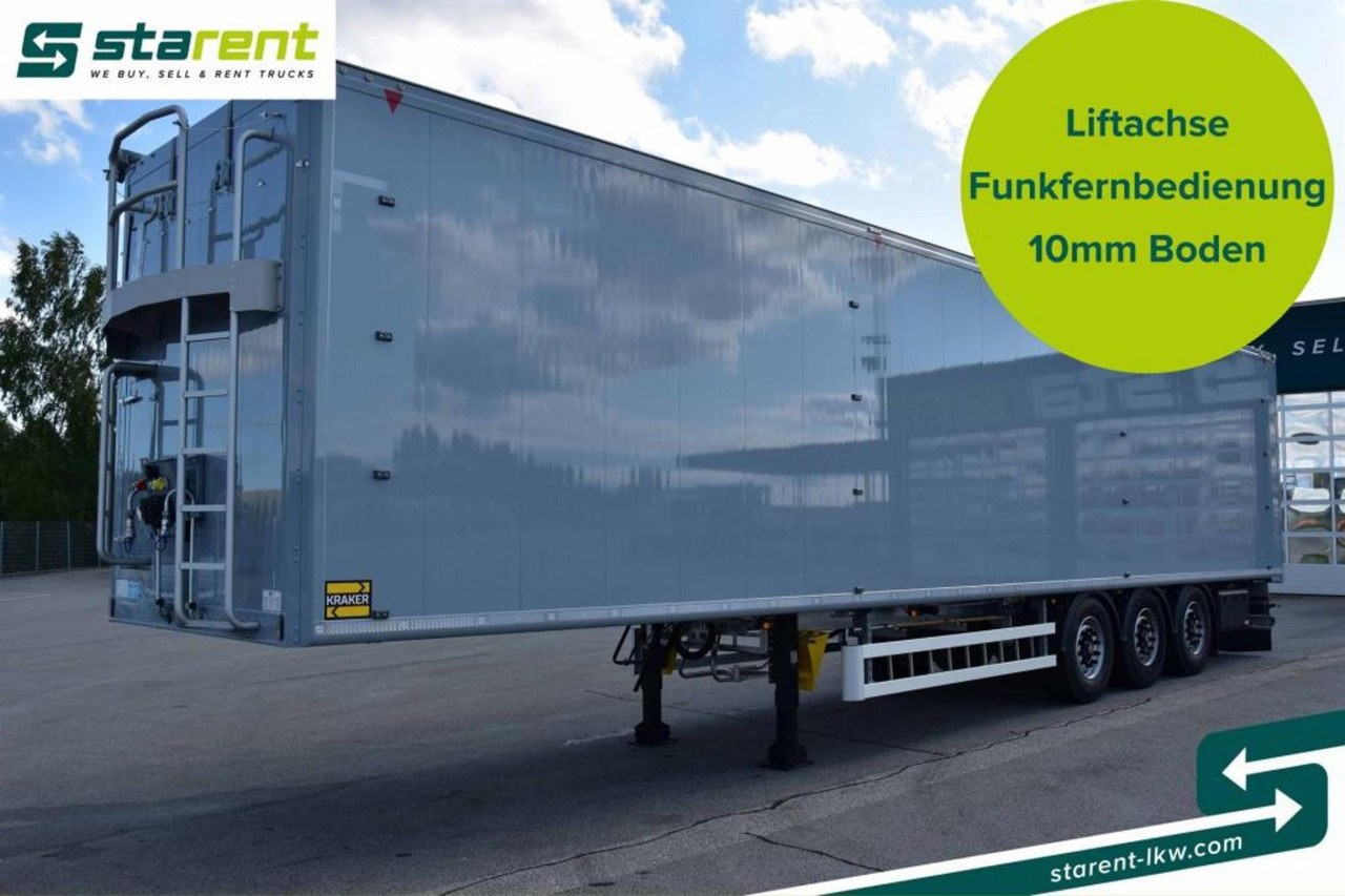 Kraker 10 mm 92m³ BPW-Achsen Funk. Verzinkt Liftachse - Schuifvloer oplegger: afbeelding 1 Kraker 10 mm 92m³ BPW-Achsen Funk. Verzinkt Liftachse - Schuifvloer oplegger: afbeelding 1