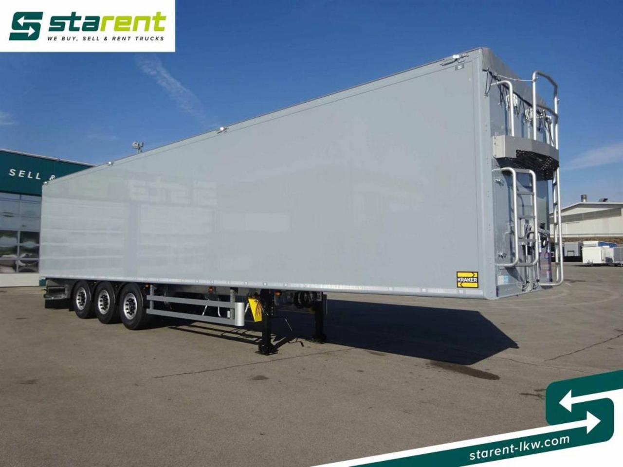 Kraker 8mm 92m³ BPW-Achsen Funk. Verzinkt Liftachse - Schuifvloer oplegger: afbeelding 3 Kraker 8mm 92m³ BPW-Achsen Funk. Verzinkt Liftachse - Schuifvloer oplegger: afbeelding 3