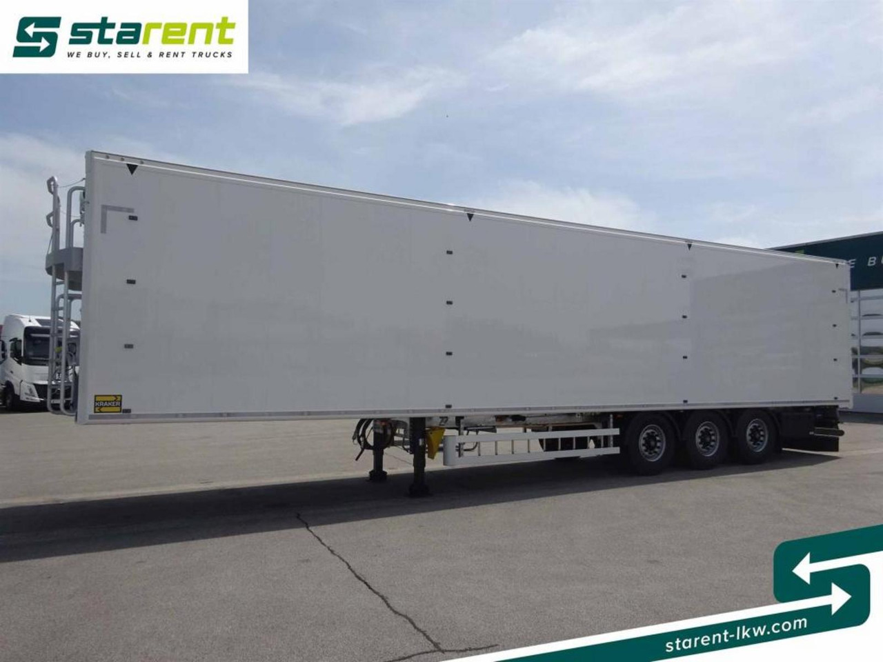 Kraker 8mm 92m³ BPW-Achsen Funk. Verzinkt Liftachse - Schuifvloer oplegger: afbeelding 1 Kraker 8mm 92m³ BPW-Achsen Funk. Verzinkt Liftachse - Schuifvloer oplegger: afbeelding 1