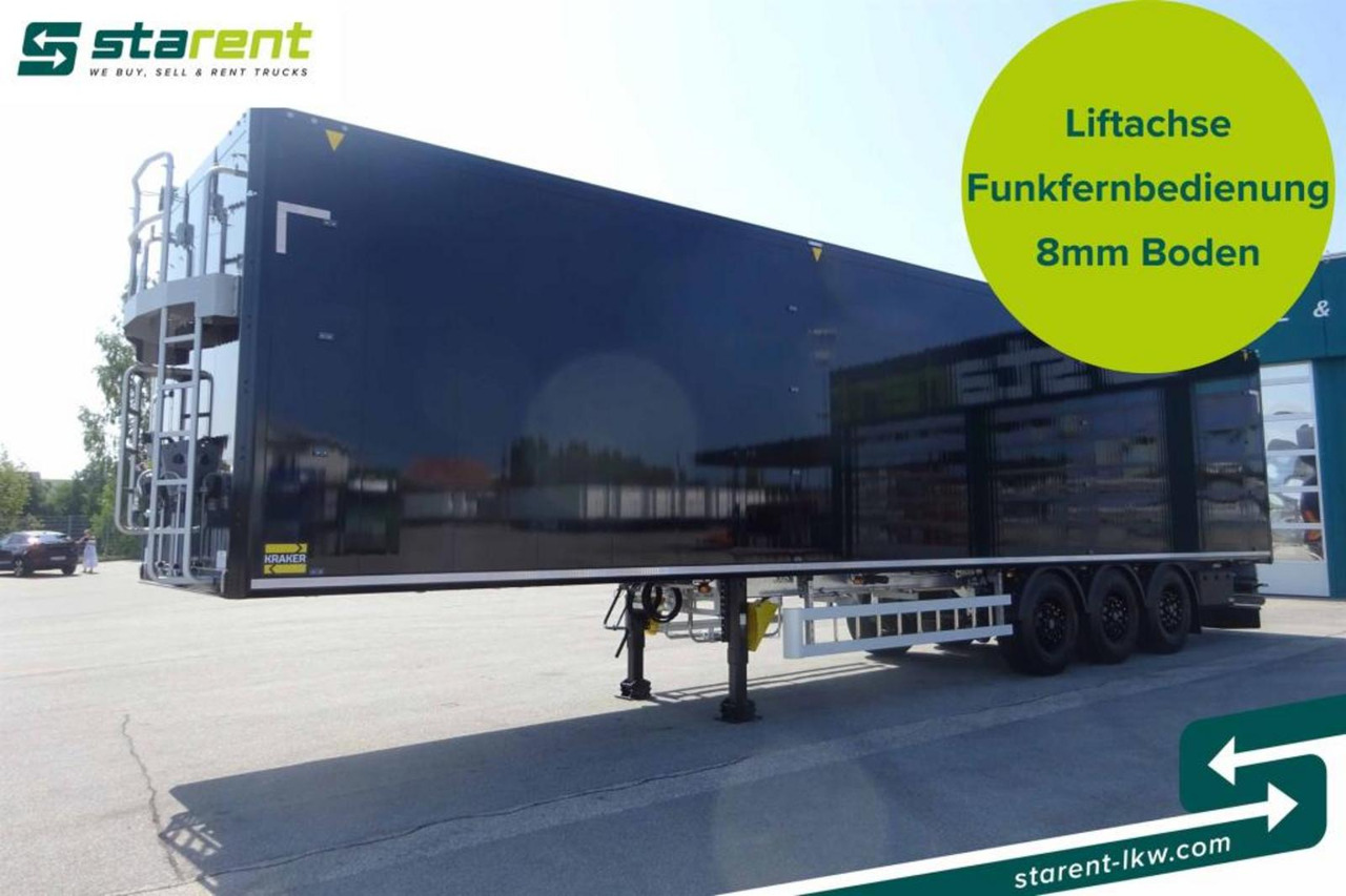 Kraker 8mm 92m³ BPW-Achsen Funk. Verzinkt Liftachse - Schuifvloer oplegger: afbeelding 1 Kraker 8mm 92m³ BPW-Achsen Funk. Verzinkt Liftachse - Schuifvloer oplegger: afbeelding 1