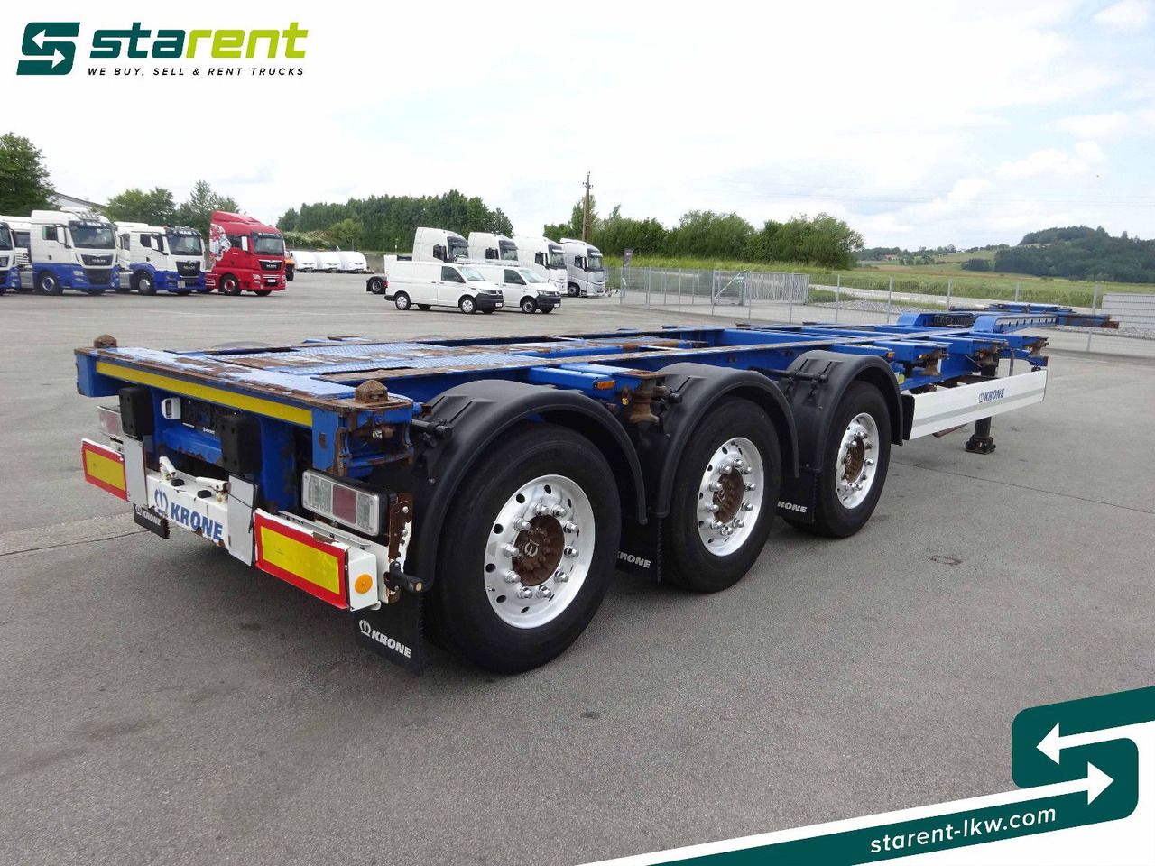 Krone Containerchassis 1x20 / 2x20 / 1x40 / 1x45, ALU - Containertransporter/ Wissellaadbak oplegger: afbeelding 5 Krone Containerchassis 1x20 / 2x20 / 1x40 / 1x45, ALU - Containertransporter/ Wissellaadbak oplegger: afbeelding 5