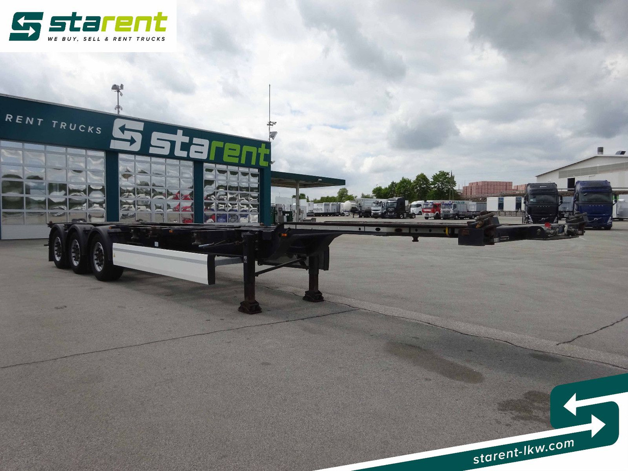 Krone Containerchassis 1x20/2x20/1x40/1x45, Liftachse - Containertransporter/ Wissellaadbak oplegger: afbeelding 3 Krone Containerchassis 1x20/2x20/1x40/1x45, Liftachse - Containertransporter/ Wissellaadbak oplegger: afbeelding 3