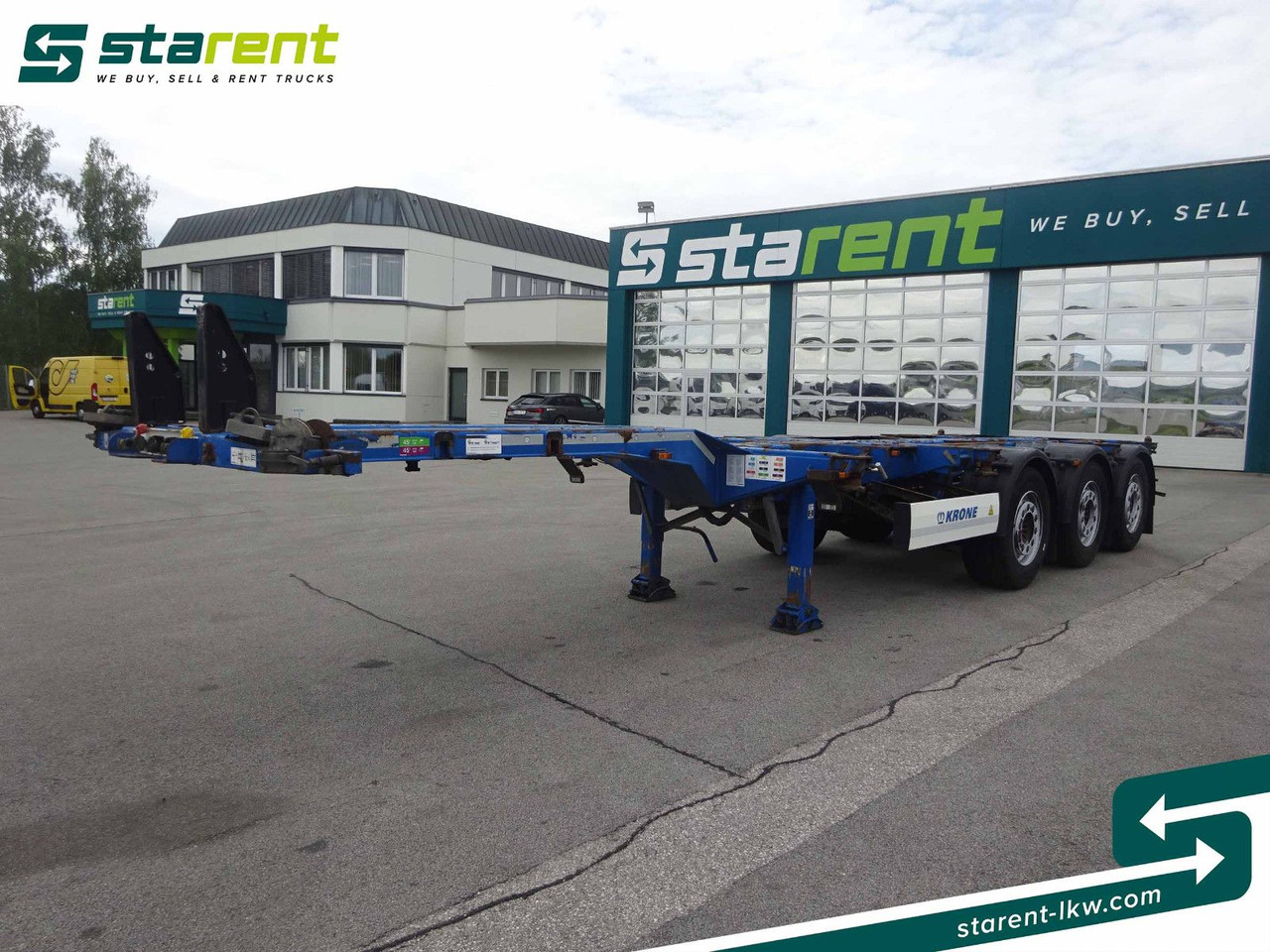 Krone Mittel- und Heckausschub, ADR, Liftachse - Containertransporter/ Wissellaadbak oplegger: afbeelding 1 Krone Mittel- und Heckausschub, ADR, Liftachse - Containertransporter/ Wissellaadbak oplegger: afbeelding 1