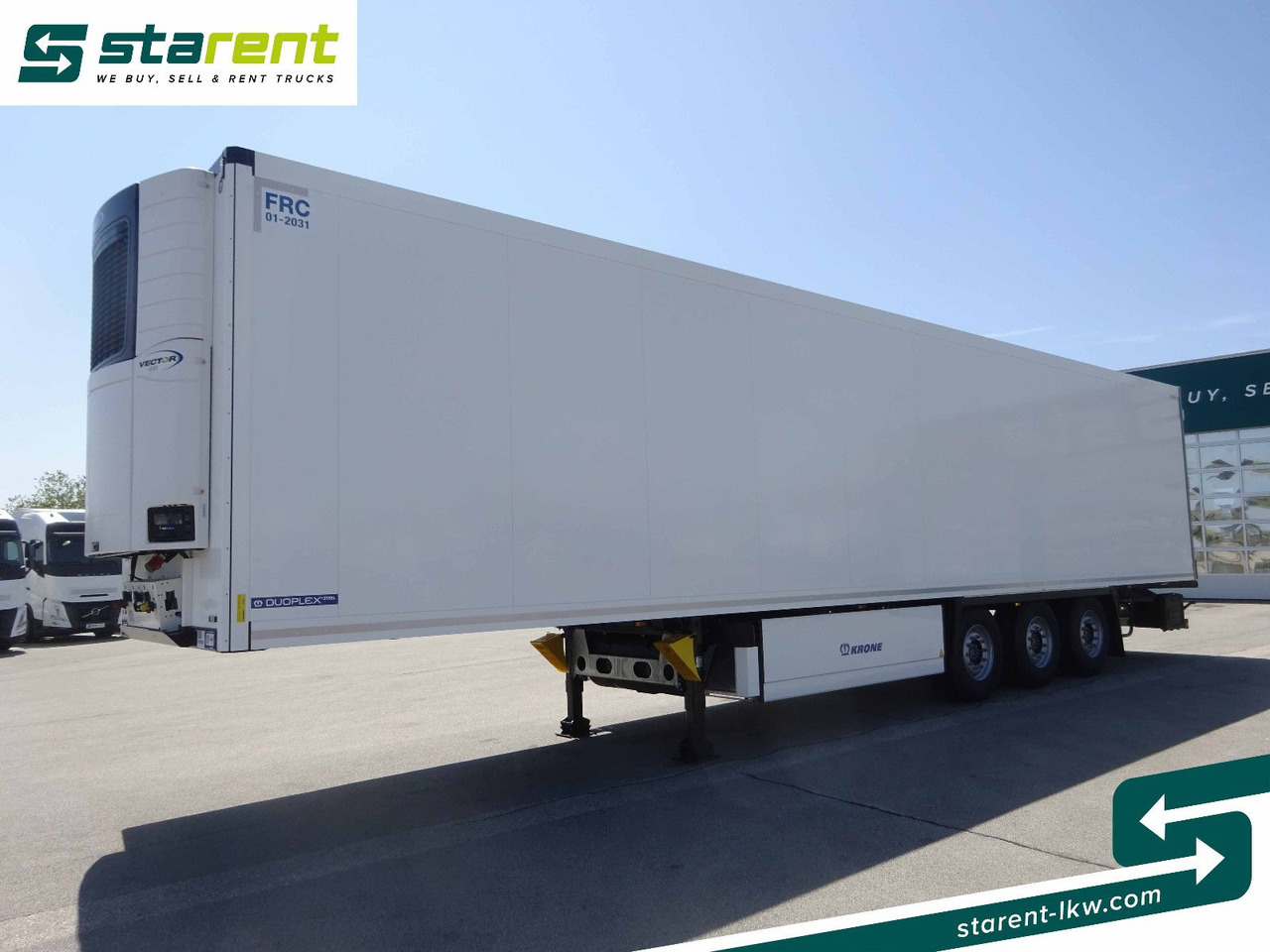 Krone Thermotrailer Carrier Vector 1550, Zurrleisten - Gesloten oplegger: afbeelding 1 Krone Thermotrailer Carrier Vector 1550, Zurrleisten - Gesloten oplegger: afbeelding 1