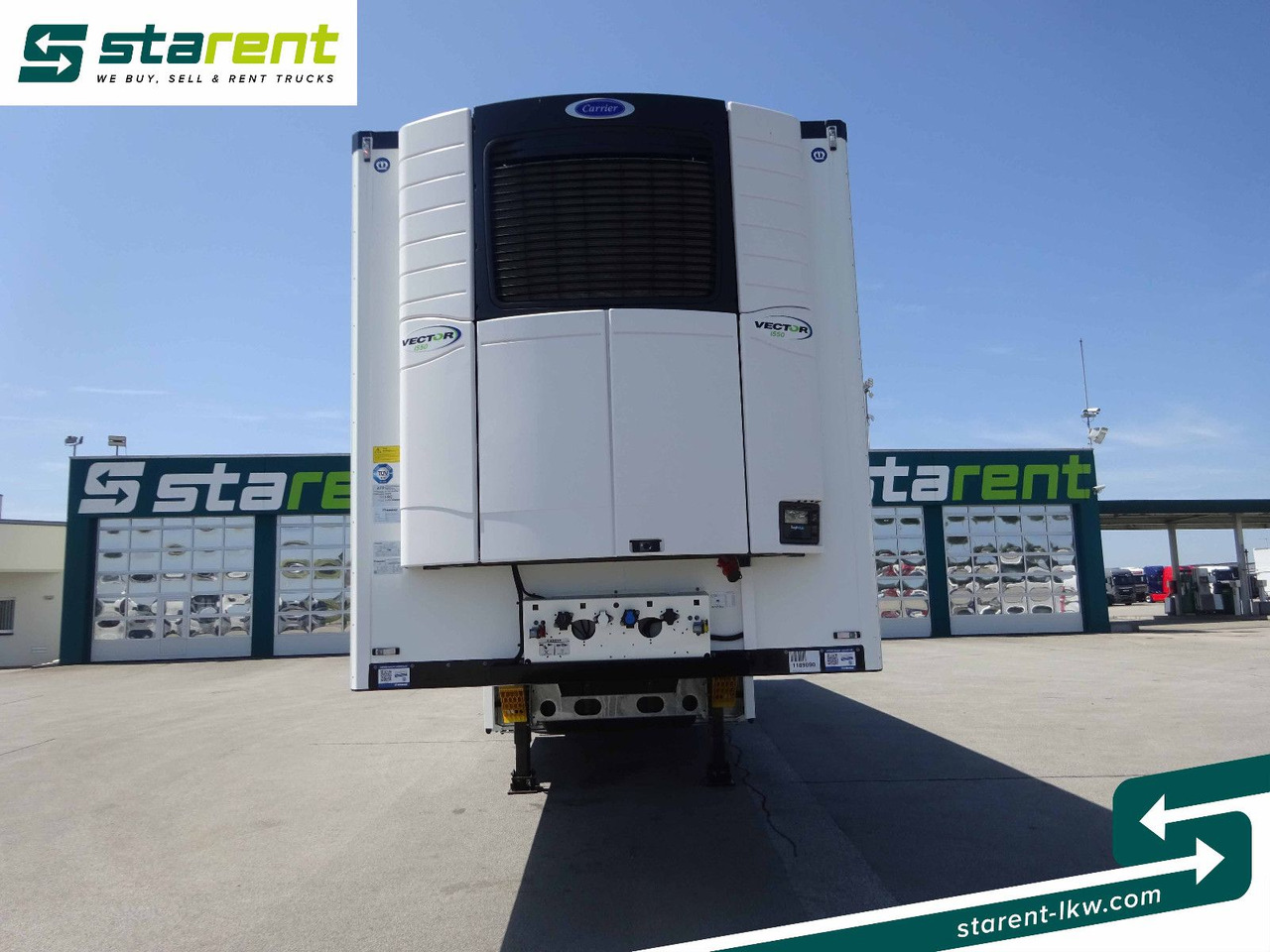 Krone Thermotrailer Carrier Vector 1550, Zurrleisten - Gesloten oplegger: afbeelding 2 Krone Thermotrailer Carrier Vector 1550, Zurrleisten - Gesloten oplegger: afbeelding 2
