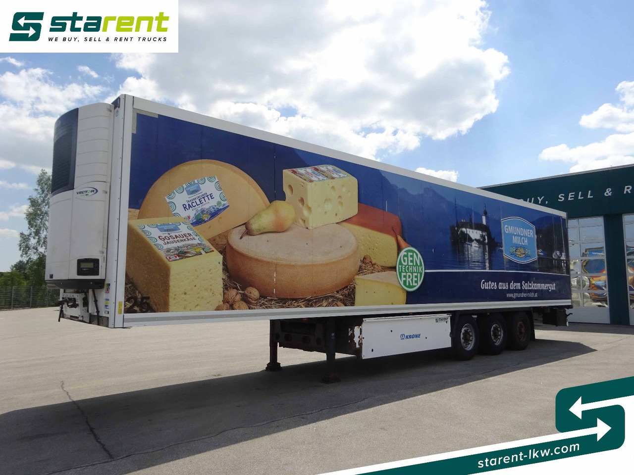 Krone Thermotrailer, Carrier Vector 1950 MT°, 3 Zonen - Gesloten oplegger: afbeelding 1 Krone Thermotrailer, Carrier Vector 1950 MT°, 3 Zonen - Gesloten oplegger: afbeelding 1