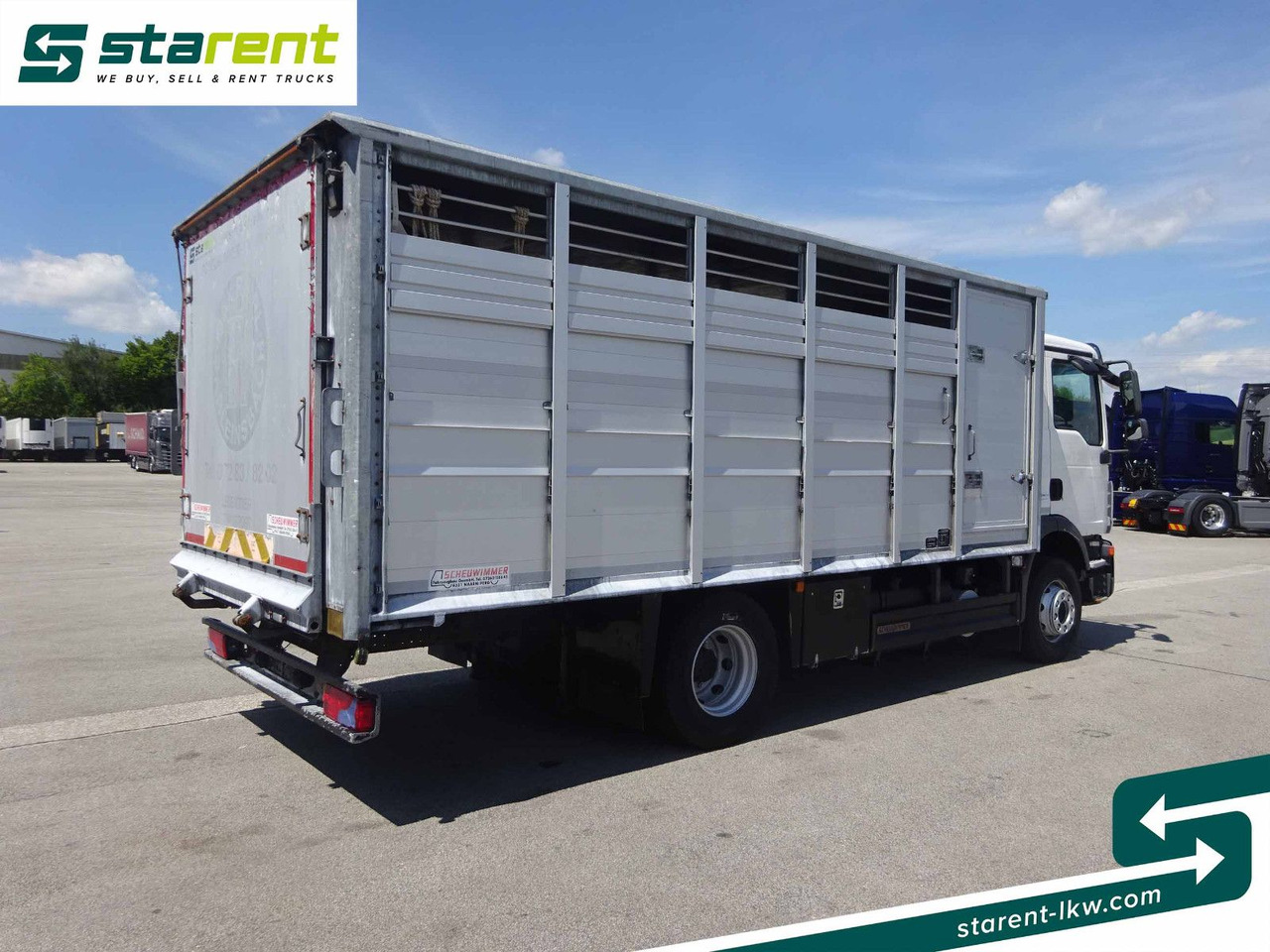 MAN TGM 15.290 Viehtransporter, Scheuwimmer Aufbau - Paardenvrachtwagen: afbeelding 5 MAN TGM 15.290 Viehtransporter, Scheuwimmer Aufbau - Paardenvrachtwagen: afbeelding 5