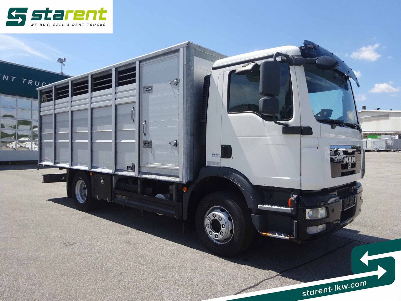 MAN TGM 15.290 Viehtransporter, Scheuwimmer Aufbau - Paardenvrachtwagen: afbeelding 3 MAN TGM 15.290 Viehtransporter, Scheuwimmer Aufbau - Paardenvrachtwagen: afbeelding 3