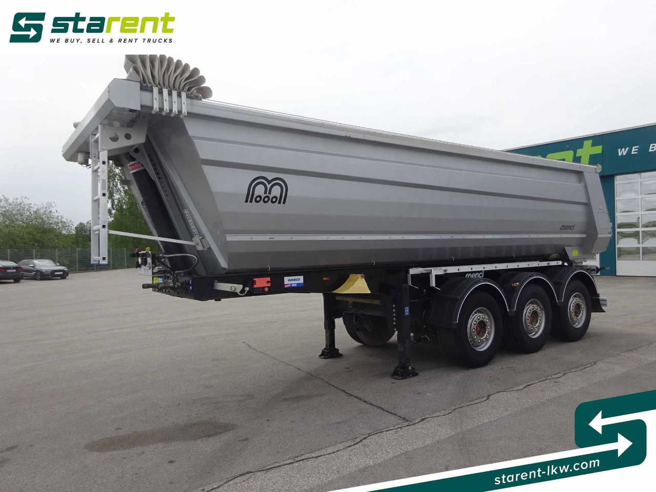 Menci 3-Achs Kipper 27m³, Liftachse, Hardox, Elektrisc - Kipper oplegger: afbeelding 1 Menci 3-Achs Kipper 27m³, Liftachse, Hardox, Elektrisc - Kipper oplegger: afbeelding 1