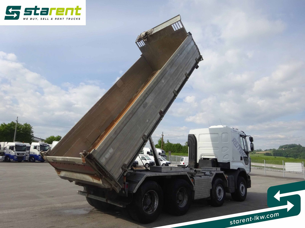 Renault Premium 450 DXi, 8x4, 3 Seitenkipper, Standklima - Kipper vrachtwagen: afbeelding 4 Renault Premium 450 DXi, 8x4, 3 Seitenkipper, Standklima - Kipper vrachtwagen: afbeelding 4