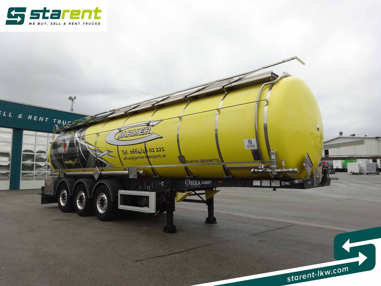 SEKA Lebensmitteltank, ADR, 33.000L, Liftachse - Tankoplegger: afbeelding 3 SEKA Lebensmitteltank, ADR, 33.000L, Liftachse - Tankoplegger: afbeelding 3