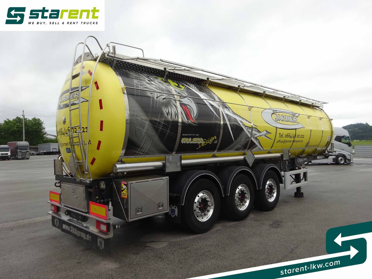 SEKA Lebensmitteltank, ADR, 33.000L, Liftachse - Tankoplegger: afbeelding 5 SEKA Lebensmitteltank, ADR, 33.000L, Liftachse - Tankoplegger: afbeelding 5