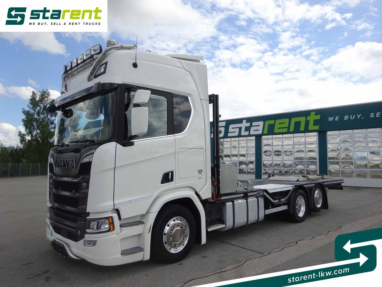 Scania R770 V8 Fahrzeugtransporter, Retarder, Seilwinde - Chassis vrachtwagen: afbeelding 1 Scania R770 V8 Fahrzeugtransporter, Retarder, Seilwinde - Chassis vrachtwagen: afbeelding 1