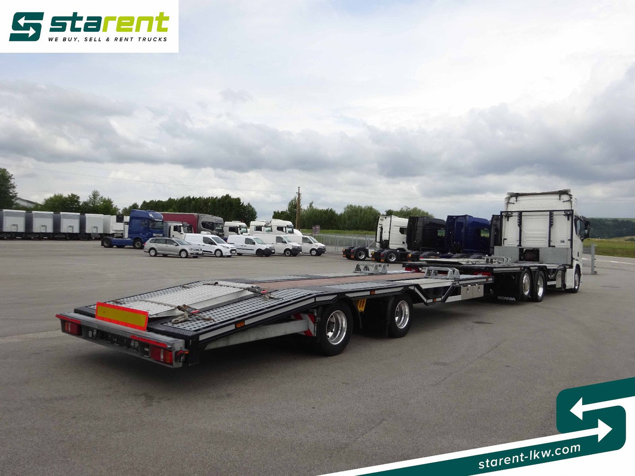 Scania R770 V8 Fahrzeugtransporter + Ziegler Anhänger - Autovrachtwagen vrachtwagen: afbeelding 5 Scania R770 V8 Fahrzeugtransporter + Ziegler Anhänger - Autovrachtwagen vrachtwagen: afbeelding 5