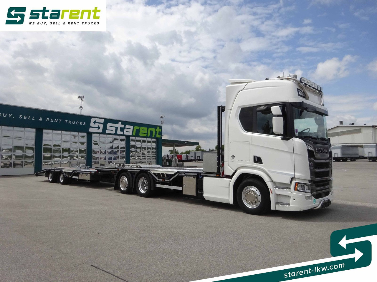 Scania R770 V8 Fahrzeugtransporter + Ziegler Anhänger - Chassis vrachtwagen: afbeelding 3 Scania R770 V8 Fahrzeugtransporter + Ziegler Anhänger - Chassis vrachtwagen: afbeelding 3