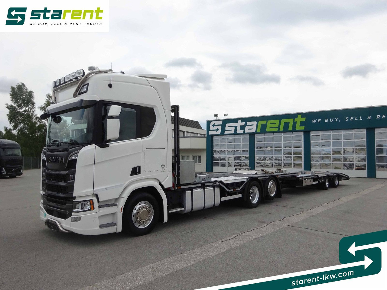 Scania R770 V8 Fahrzeugtransporter + Ziegler Anhänger - Bergingsvoertuig: afbeelding 1 Scania R770 V8 Fahrzeugtransporter + Ziegler Anhänger - Bergingsvoertuig: afbeelding 1