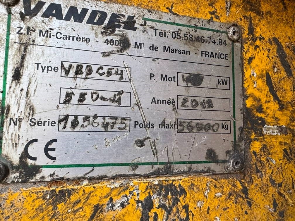Vandel 550-4 ( VOLVO L350H ) - Schapenpootwals/ Grondverdichter: afbeelding 5 Vandel 550-4 ( VOLVO L350H ) - Schapenpootwals/ Grondverdichter: afbeelding 5
