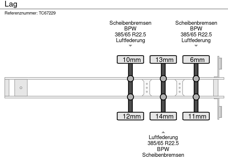 LAG - Open bak met boorden oplegger: afbeelding 4 LAG - Open bak met boorden oplegger: afbeelding 4