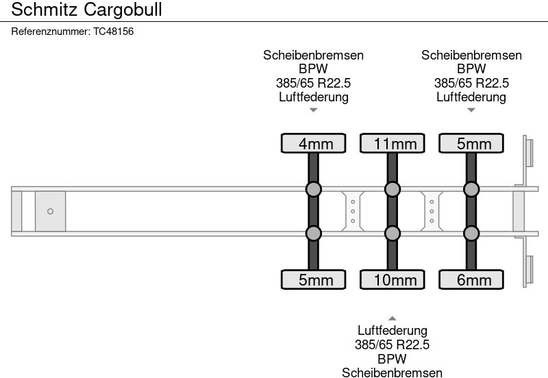 Schmitz Cargobull - Schuifzeiloplegger: afbeelding 4 Schmitz Cargobull - Schuifzeiloplegger: afbeelding 4