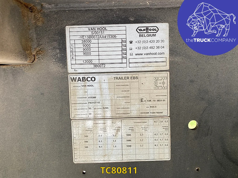 Van Hool  - Gesloten oplegger: afbeelding 2 Van Hool  - Gesloten oplegger: afbeelding 2