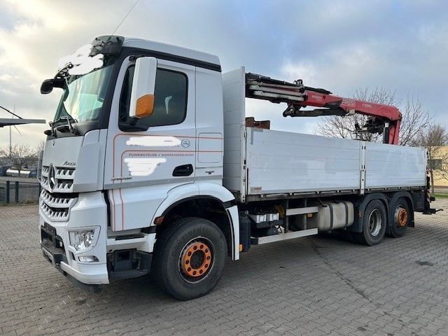 Mercedes-Benz 2545 Kran FASSI F195AS Mercedes-Benz 2545 Kran FASSI F195AS - Vrachtwagen met open laadbak, Kraanwagen: afbeelding 1 Mercedes-Benz 2545 Kran FASSI F195AS Mercedes-Benz 2545 Kran FASSI F195AS - Vrachtwagen met open laadbak, Kraanwagen: afbeelding 1
