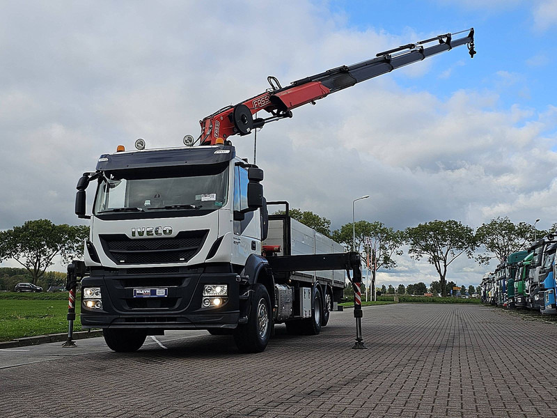 Iveco AD260S40 STRALIS 6X2*4 FASSI F234 4X - Vrachtwagen met open laadbak, Kraanwagen: afbeelding 1 Iveco AD260S40 STRALIS 6X2*4 FASSI F234 4X - Vrachtwagen met open laadbak, Kraanwagen: afbeelding 1