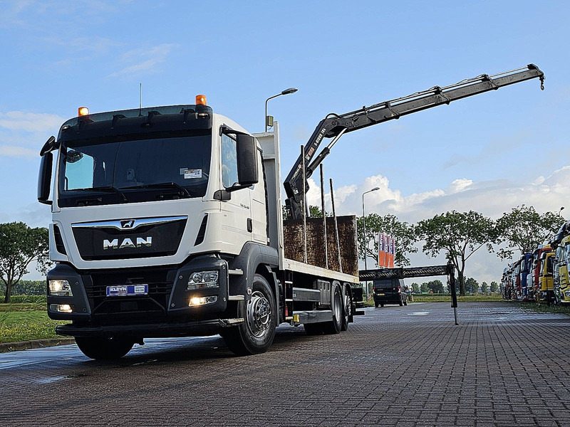 MAN 26.460 TGS HIAB X-HIDUO 188-B3 - Vrachtwagen met open laadbak, Kraanwagen: afbeelding 1 MAN 26.460 TGS HIAB X-HIDUO 188-B3 - Vrachtwagen met open laadbak, Kraanwagen: afbeelding 1