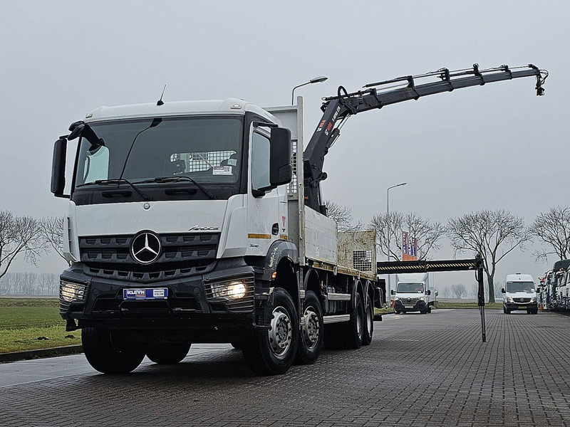 Mercedes-Benz AROCS 3240 HIAB 232ES5 - Vrachtwagen met open laadbak, Kraanwagen: afbeelding 1 Mercedes-Benz AROCS 3240 HIAB 232ES5 - Vrachtwagen met open laadbak, Kraanwagen: afbeelding 1