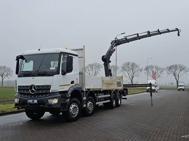 Mercedes-Benz AROCS 3240 HIAB 232ES5 - Vrachtwagen met open laadbak, Kraanwagen: afbeelding 2 Mercedes-Benz AROCS 3240 HIAB 232ES5 - Vrachtwagen met open laadbak, Kraanwagen: afbeelding 2