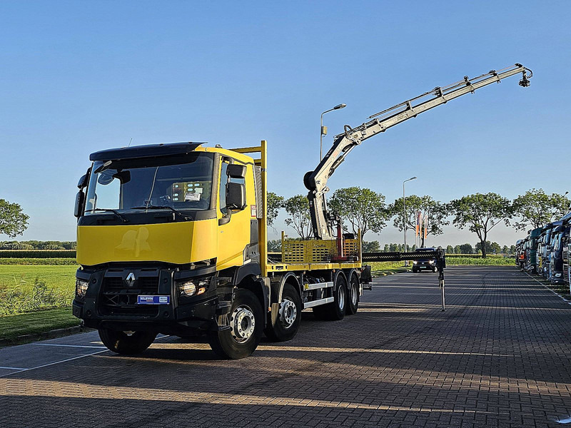 Renault K 430 HIAB 232ES-5 - Vrachtwagen met open laadbak, Kraanwagen: afbeelding 2 Renault K 430 HIAB 232ES-5 - Vrachtwagen met open laadbak, Kraanwagen: afbeelding 2