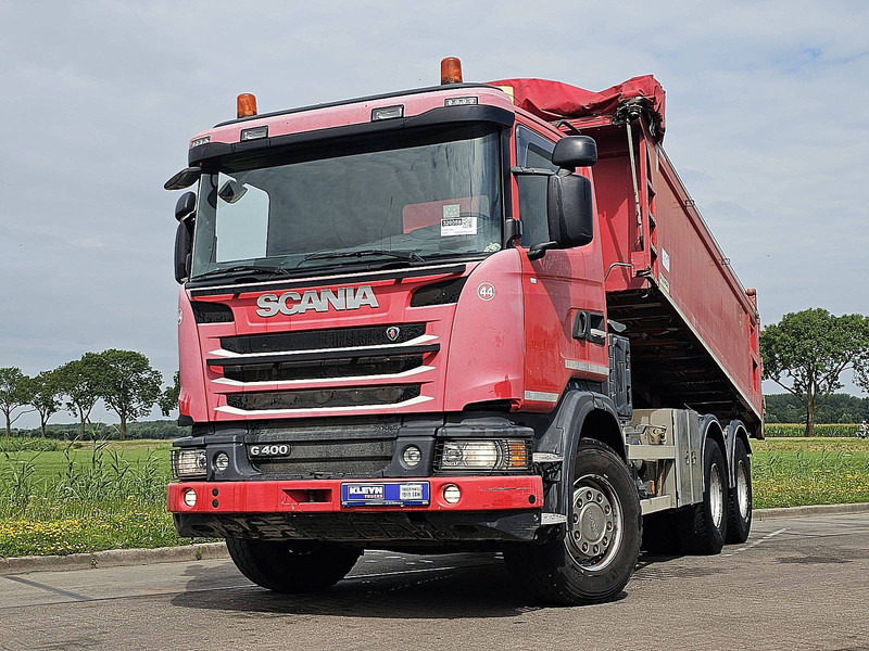 Scania G400 6X4 STEEL 13M3 ALU - Kipper vrachtwagen: afbeelding 1 Scania G400 6X4 STEEL 13M3 ALU - Kipper vrachtwagen: afbeelding 1