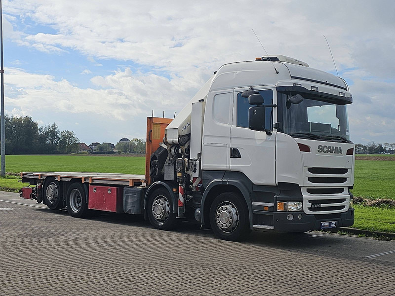 Scania R490 - Vrachtwagen met open laadbak, Kraanwagen: afbeelding 5 Scania R490 - Vrachtwagen met open laadbak, Kraanwagen: afbeelding 5
