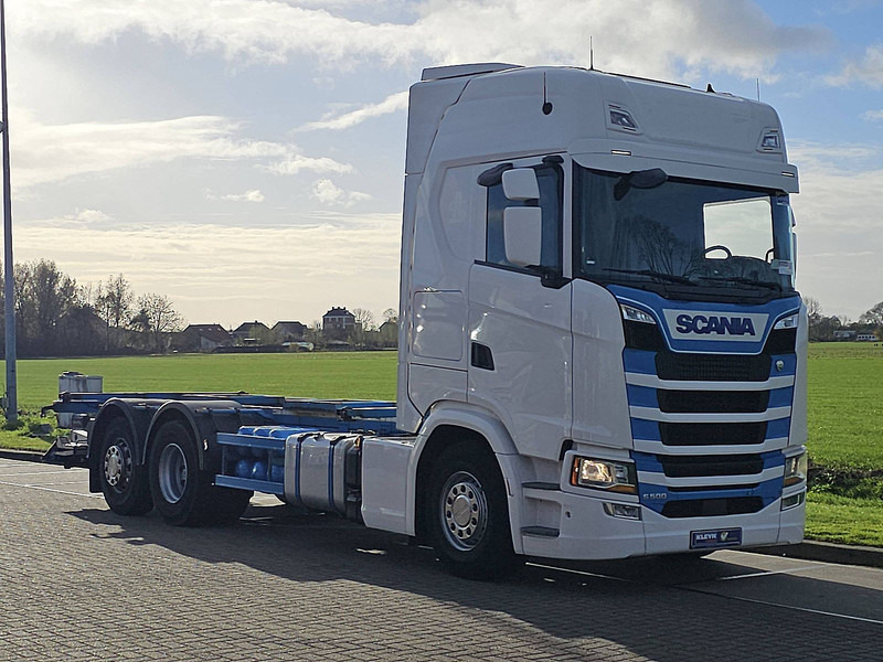 Scania S500 6X2*4,folding lift - Containertransporter/ Wissellaadbak vrachtwagen: afbeelding 5 Scania S500 6X2*4,folding lift - Containertransporter/ Wissellaadbak vrachtwagen: afbeelding 5