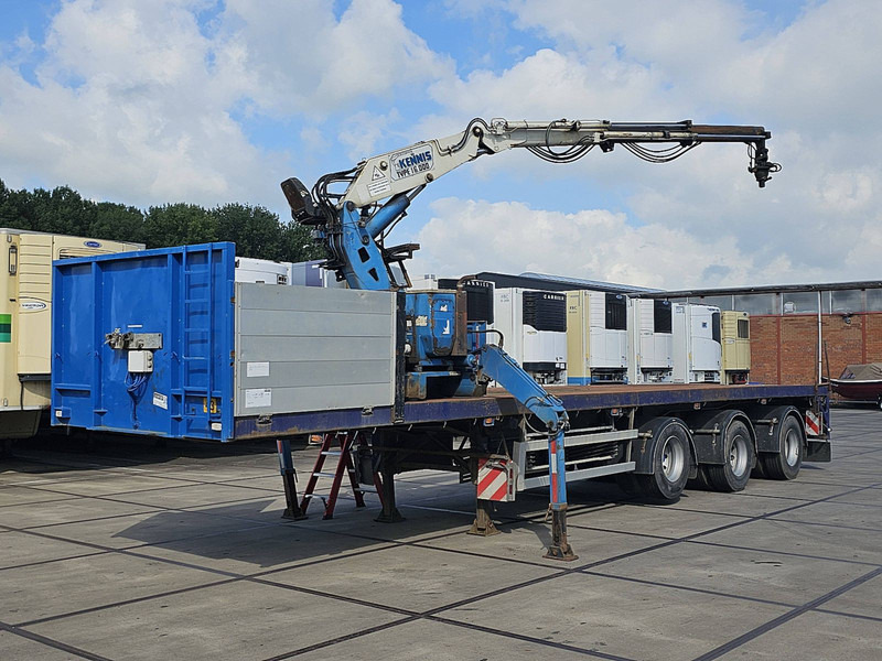 Vogelzang VO2-STG-15-30-STN Crane Kran Kraan - Open bak met boorden oplegger: afbeelding 1 Vogelzang VO2-STG-15-30-STN Crane Kran Kraan - Open bak met boorden oplegger: afbeelding 1