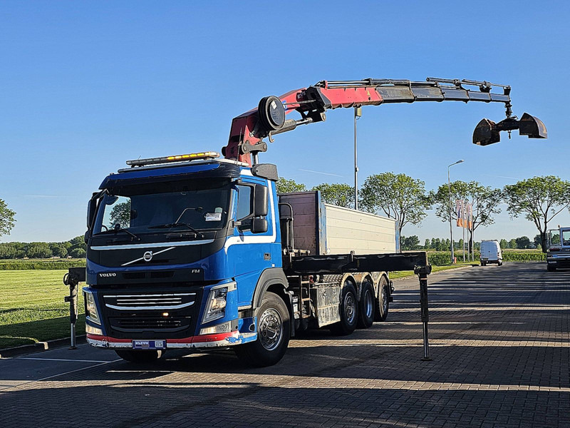 Volvo FM 460 8X2 HMF 3220 K6 - Vrachtwagen met open laadbak, Kraanwagen: afbeelding 2 Volvo FM 460 8X2 HMF 3220 K6 - Vrachtwagen met open laadbak, Kraanwagen: afbeelding 2