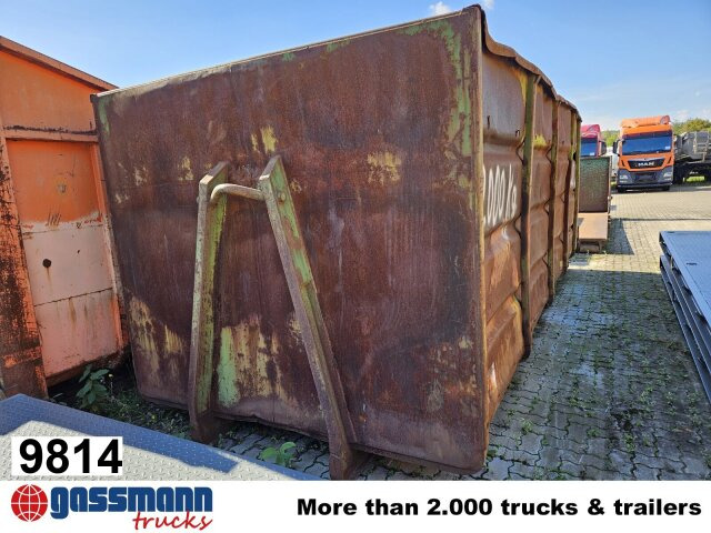 Abrollcontainer mit Flügeltür ca. 29m³ - Haakarm container: afbeelding 1 Abrollcontainer mit Flügeltür ca. 29m³ - Haakarm container: afbeelding 1