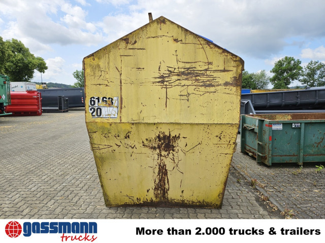 Absetzcontainer ca. 15m³ geschlossen mit Deckel - Portaalcontainer: afbeelding 4 Absetzcontainer ca. 15m³ geschlossen mit Deckel - Portaalcontainer: afbeelding 4