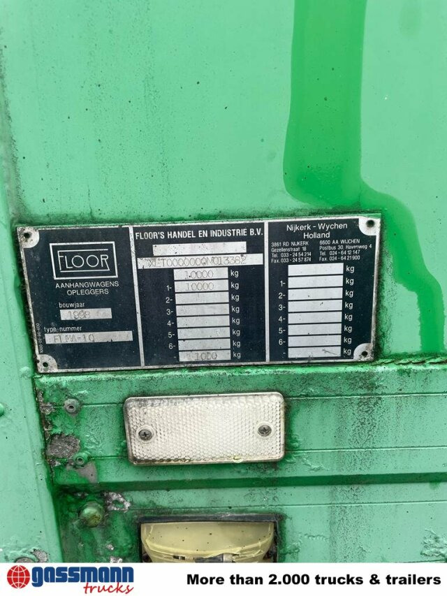 Floor FLMA 10, Blumenanhänger, LBW - Gesloten aanhangwagen: afbeelding 3 Floor FLMA 10, Blumenanhänger, LBW - Gesloten aanhangwagen: afbeelding 3