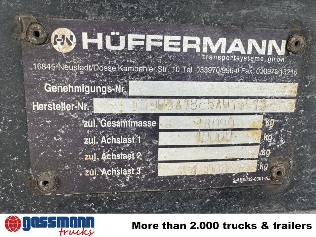 Hüffermann HSA 18.65 Schlittenabroller - Haakarm/ Portaalarm aanhanger: afbeelding 5 Hüffermann HSA 18.65 Schlittenabroller - Haakarm/ Portaalarm aanhanger: afbeelding 5