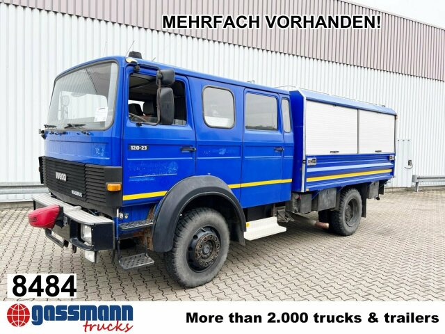 Iveco 120-23 AW 4x4 Doka, V8-Motor, Gerätewagen, - Brandweerwagen: afbeelding 1 Iveco 120-23 AW 4x4 Doka, V8-Motor, Gerätewagen, - Brandweerwagen: afbeelding 1