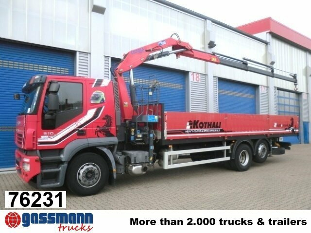 Iveco AT260S31Y/P 6x2 mit Kran Copma 150.3 - Vrachtwagen met open laadbak, Kraanwagen: afbeelding 1 Iveco AT260S31Y/P 6x2 mit Kran Copma 150.3 - Vrachtwagen met open laadbak, Kraanwagen: afbeelding 1