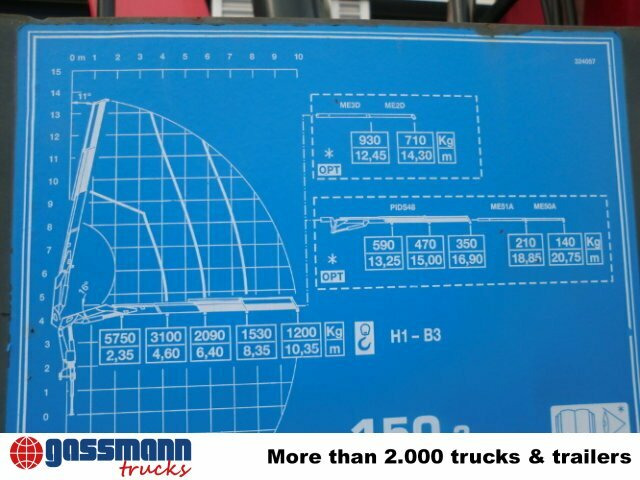 Vrachtwagen met open laadbak, Kraanwagen Iveco AT260S31Y/P 6x2 mit Kran Copma 150.3: afbeelding 6