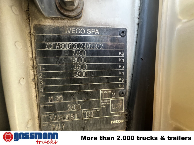 Iveco EuroCargo ML80E18K 4x2 - Kipper vrachtwagen: afbeelding 3 Iveco EuroCargo ML80E18K 4x2 - Kipper vrachtwagen: afbeelding 3