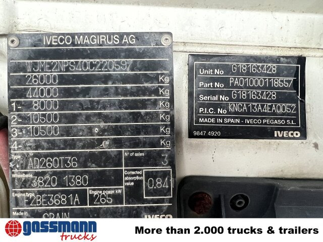Iveco Trakker AD260T36 6x4 - Chassis vrachtwagen: afbeelding 2 Iveco Trakker AD260T36 6x4 - Chassis vrachtwagen: afbeelding 2