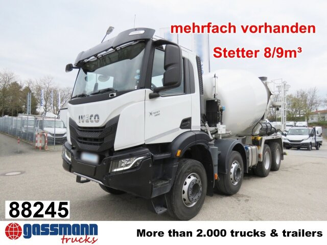 Iveco X-Way AD360X40BZ 8x4, Stetter 8/9m³ - Betonmixer: afbeelding 1 Iveco X-Way AD360X40BZ 8x4, Stetter 8/9m³ - Betonmixer: afbeelding 1