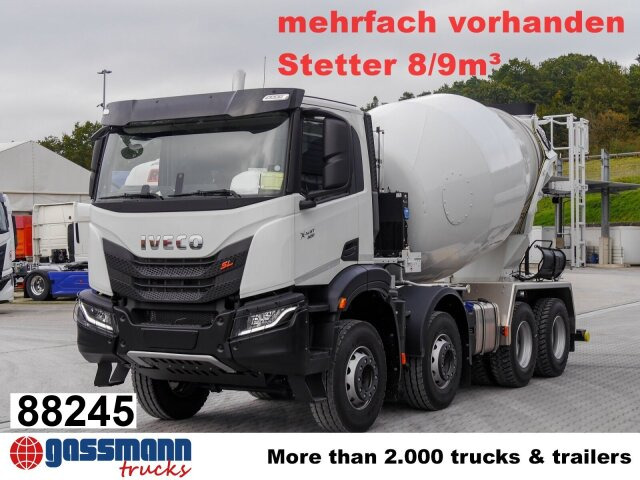 Iveco X-Way AD360X40BZ 8x4, Stetter 8/9m³ - Betonmixer: afbeelding 1 Iveco X-Way AD360X40BZ 8x4, Stetter 8/9m³ - Betonmixer: afbeelding 1