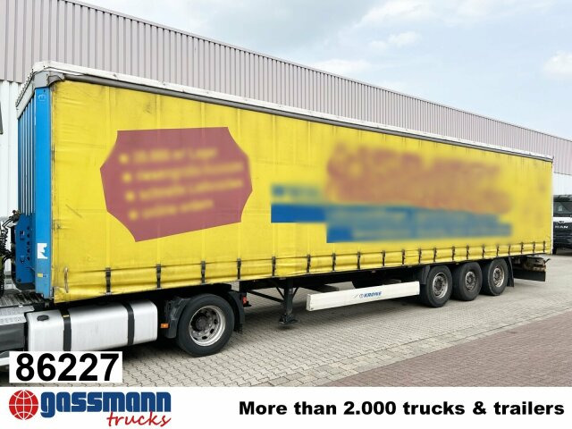 Krone SDP 27 , Edscha-Verdeck - Open bak met boorden oplegger: afbeelding 1 Krone SDP 27 , Edscha-Verdeck - Open bak met boorden oplegger: afbeelding 1