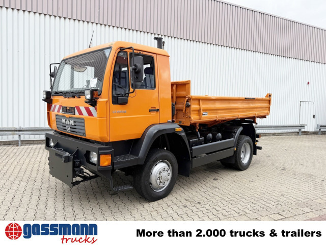 Kipper vrachtwagen MAN 14.225 LAK 4x4 BB, Winterdienstausstattung: afbeelding 8 Kipper vrachtwagen MAN 14.225 LAK 4x4 BB, Winterdienstausstattung: afbeelding 8