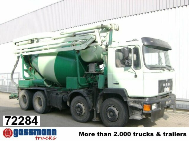 MAN 33.292 8x4 Mischer Stetter 7m³ mit Pumpe - Mixerpomp: afbeelding 1 MAN 33.292 8x4 Mischer Stetter 7m³ mit Pumpe - Mixerpomp: afbeelding 1